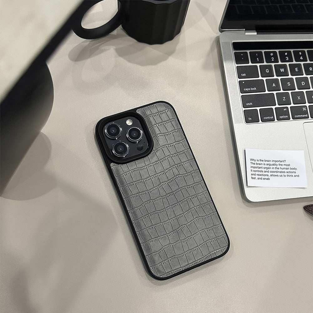 Alligaattorinahkakuvio 15 Apple 16 matkapuhelinkotelo 17promax retro premium style 12 iPhone13 persoonallisuustrendille