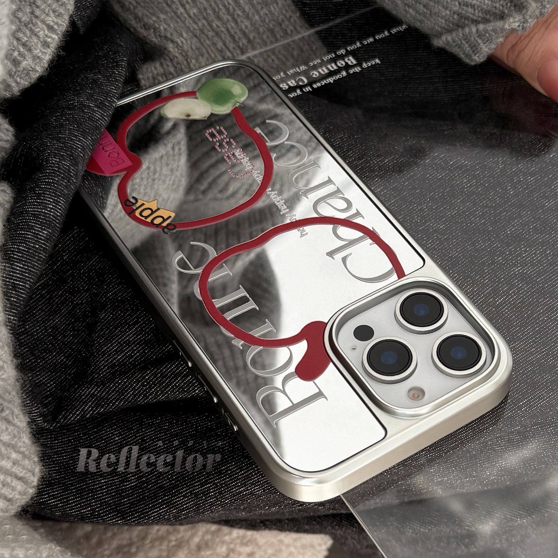 Premium sense sopii 16 pro max matkapuhelinkoteloon iphone 17 peililinja Apple 15 galvanointi hopea 13 sukupolvi