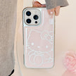 金箔 iphone 16 携帯電話ケース 15 プロマックスピンク漫画猫 14 アップル 13 エポキシ 17 Huawei 社