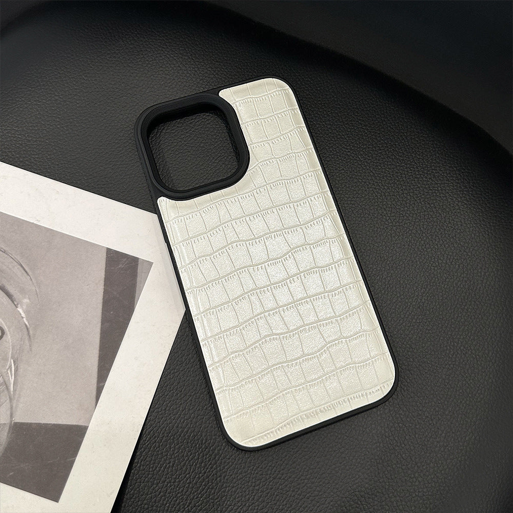 Alligaattorinahkakuvio 15 Apple 16 matkapuhelinkotelo 17promax retro premium style 12 iPhone13 persoonallisuustrendille