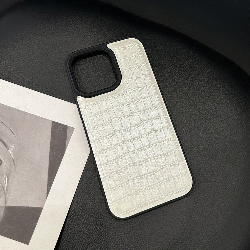 Alligaattorinahkakuvio 15 Apple 16 matkapuhelinkotelo 17promax retro premium style 12 iPhone13 persoonallisuustrendille