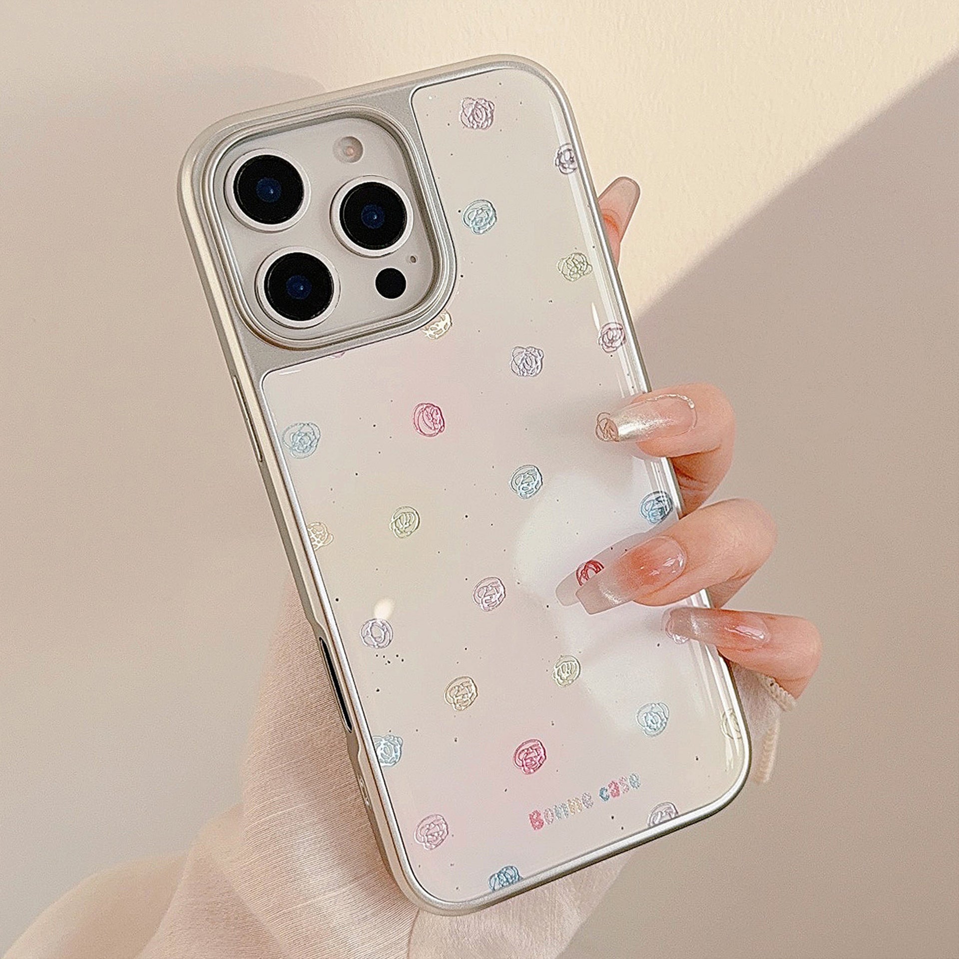 Kullattu Apple 15promax matkapuhelinkuori iphone16 väri graffiti 17 galvanoitu hopea 14 epoksi Huawei