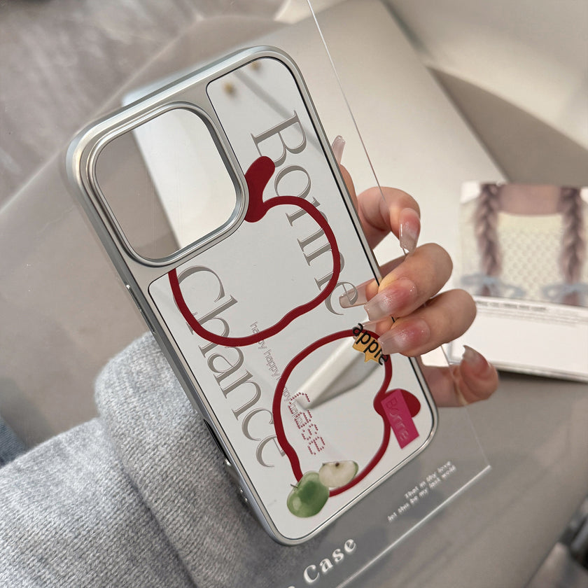 Premium sense sopii 16 pro max matkapuhelinkoteloon iphone 17 peililinja Apple 15 galvanointi hopea 13 sukupolvi