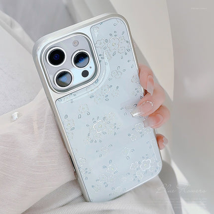 金箔インフレッシュフラワーアップル 16pro 最大携帯電話ケース iphone 15 エポキシ 17 huawei mate 70 に適しています