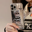 Applicable to 17promax sunglasses cat 14 Apple iPhone16 mobile phone case 11 trendy cool funny 15 electroplated mirror
