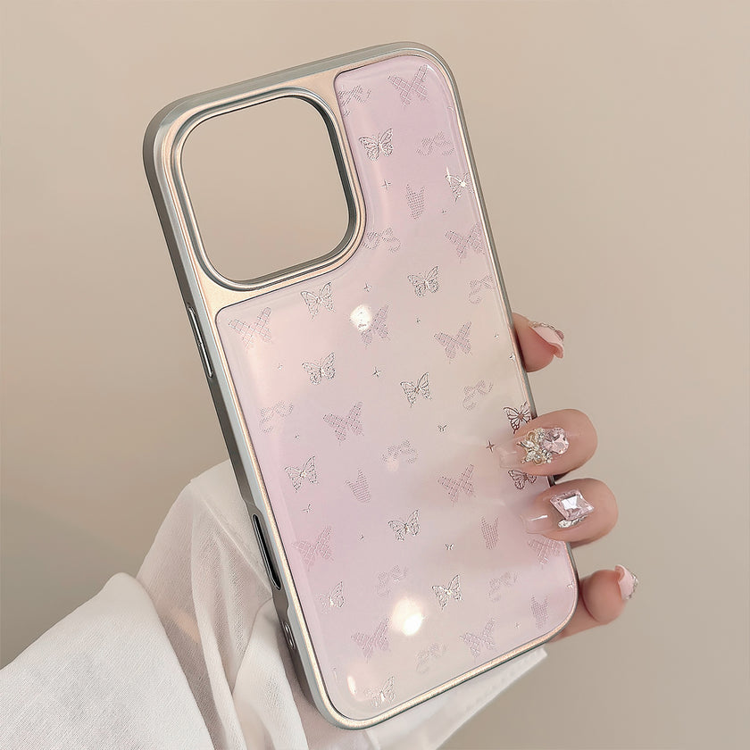 Aranyozott ins por butterfly apple 16pro max mobiltelefon tok iphone 15 Epoxy 17 alkalmas a huawei mate 70-hez.